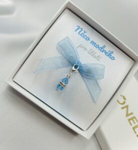 MINI PŘÍVĚSEK NĚCO MODRÉHO – Aquamarine