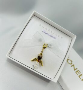 ANDĚLÍČEK STRÁŽNÍČEK – TYGŘÍ OKO - křídla srdce